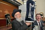 מעמד הכסת ספר תורה צו היכל ישיבת הגר"יש לצעירים 