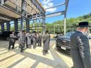 כ"ק אדמו"ר מסאטמאר שליט"א שטאט אפ באזוכן ביי נייע געגענטער וועלכע ווערן געבויעט דורך קהל יטב לב ד'סאטמאר 