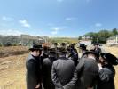 כ"ק אדמו"ר מסאטמאר שליט"א שטאט אפ באזוכן ביי נייע געגענטער וועלכע ווערן געבויעט דורך קהל יטב לב ד'סאטמאר 