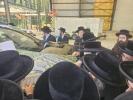 כ"ק אדמו"ר מסאטמאר שליט"א שטאט אפ באזוכן ביי נייע געגענטער וועלכע ווערן געבויעט דורך קהל יטב לב ד'סאטמאר 