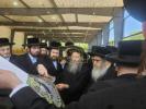 כ"ק אדמו"ר מסאטמאר שליט"א שטאט אפ באזוכן ביי נייע געגענטער וועלכע ווערן געבויעט דורך קהל יטב לב ד'סאטמאר 