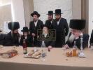 הרה"ק רבי יעקב מאיר שעכטער שליט"א איז זיך משתתף ביי שמחת הבר מצוה לנכד הטפסר המרומם הרבני הנגיד רבי ישראל מוסשקוביץ פון לאנדאן 