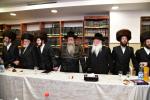 מעמד הכנסת ספר תורה צו ביהמ"ד מאורות החיים דחסידי שבט הלוי אין שטאט אלעד