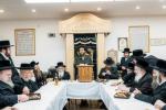 באזוך פון הרה"צ רבי יוסף אונגער שליט"א זוהן פון כ"ק אדמו"ר מבאבוב - 45 אין שטאט לאנדאן לרגל הילולת המהר"ש מבאבוב זצ"ל‎