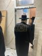 הגה"צ ראש ישיבת סאטמאר בני ברק שליט"א באטראכט די בוי ארבעט פון די נייע ישיבה גדולה 