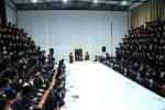כ"ק אדמו"ר מסאדיגורא שליט"א ביים יארצייט פון סעודה פון אביו בעל עטרת ישראל ז"ל 
