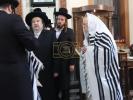 הרה"ק רבי יעקב מאיר שעכטער שליט"א ביי שמחת הברית לנכדת כ"ק אדמו"ר מפינסק קארלין שליט"א