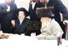 הרה"ק רבי יעקב מאיר שעכטער שליט"א ביי שמחת הברית לנכדת כ"ק אדמו"ר מפינסק קארלין שליט"א