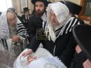 הרה"ק רבי יעקב מאיר שעכטער שליט"א ביי שמחת הברית לנכדת כ"ק אדמו"ר מפינסק קארלין שליט"א