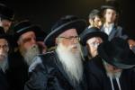 כ"ק אדמו"ר מצאנז שליט"א ביים מחאה קעגן כלא 10