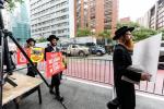  עצרת מחאה מאסן פיקטיניג בחוצות מאנהעטען אקעגן איבער די קאנסול פון די ציונים וואס איז פארופן געווארן דורך כ"ק אדמו"ר מסאטמאר שליט"א