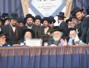 מעמד הנחת אבן הפנה פון ביהמ"ד הגדול סאטמאר ברחוב יונה בהשתתפות הרה"ק רבי יעקב מאיר שעכטער שליט"א און כ"ק גאב"ד ירושלים שליט"א 