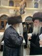לימנוב רב שליט"א מיט אדמו"ר מבארדיטשוב ביים ציון הבעל שם מוצאי שבת