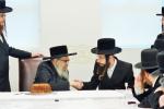 כ"ק אדמו"ר מסאטמאר שליט"א ביי לחיים מיט ישיבה קטנה סניף אהבת התורה וומ"ס 