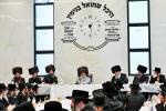 כ"ק אדמו"ר מסאטמאר שליט"א ביי א ברית פון א אור אייניקל אין ביהמ"ד אהל פיגא 
