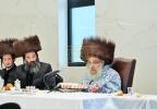כ"ק אדמו"ר מסאטמאר שליט"א ביי א ברית פון א אור אייניקל אין ביהמ"ד אהל פיגא 