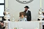 כ"ק אדמו"ר מסאטמאר שליט"א ביי א ברית פון א אור אייניקל אין ביהמ"ד אהל פיגא 