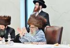 כ"ק אדמו"ר מסאטמאר שליט"א ביי א ברית פון א אור אייניקל אין ביהמ"ד אהל פיגא 