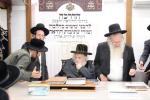 כ"ק גאב"ד ירושלים שליט"א רעדט צו רבני משיב כהלכה דק"ק תולדות אהרן