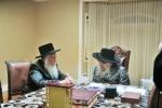 באזוך פון כ"ק אדמו"ר מהיבנוב שליט"א ביי כ"ק אדמו"ר מסאטמאר שליט"א 