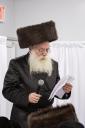 כ"ק אדמו"ר מבאבוב שליט"א ביי מסיבת מלוה מלכה מיט בחורי שיעור ד' און העכער