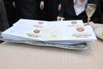 מעמד חלוקת שקל הטהור און קביעות מזוזה פאר נייעם בנין בית חינוך לבנות פון סאטמאר אין ירושלים