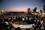 מחאה קעגן גזירת הגיוס בראשות כ"ק רבני יישוב הישן שליט"א 