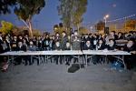 מחאה קעגן גזירת הגיוס בראשות כ"ק רבני יישוב הישן שליט"א 
