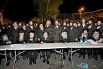 מחאה קעגן גזירת הגיוס בראשות כ"ק רבני יישוב הישן שליט"א 