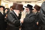 הכנסת ספר תורה צום תלמוד תורה יטב לב דסאטמאר אין ירושלים נדבת הרה"ח הישיש ר' יחזקאל שטיין שליט"א משב"ק אצל מרן רביה"ק מסאטמאר זי"ע לע"נ מרן רביה"ק מסאטמאר זי"ע