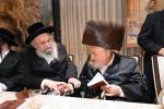 הכנסת ספר תורה צום תלמוד תורה יטב לב דסאטמאר אין ירושלים נדבת הרה"ח הישיש ר' יחזקאל שטיין שליט"א משב"ק אצל מרן רביה"ק מסאטמאר זי"ע לע"נ מרן רביה"ק מסאטמאר זי"ע
