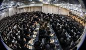 יארצייט סעודה פון הרה"ק מסאטמאר זי"ע אין קהילת סאטמאר ירושלים