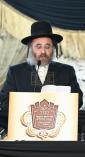 יארצייט סעודה פון הרה"ק מסאטמאר זי"ע אין קהילת סאטמאר ירושלים