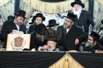 יארצייט סעודה פון הרה"ק מסאטמאר זי"ע אין קהילת סאטמאר ירושלים
