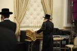 בילדער פונעם "סעודת הילולא רבתי" אינאיינעם מיט'ן מעמד "הננו" לטובת המוסדות בראשות כ"ק גאב"ד סאטמאר מאנסי שליט"א