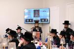 ועידת היסוד פונעם "קרן עמודי התורה" דורך די צענטראלע פאפא כולל בבית הנגיד החסיד ר' יוסף יחיאל גאלדבערגער