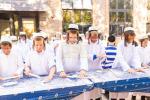 אייגנארטיגע געלונגענע תימן'ע טאג אין מחנה ילדים סאטמאר בארא פארק דורך די ראש המדריכים הרב שלום מייזליש און הרב יוסף מאיר מייזליש‎