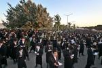 עצרת תפילה לביטול גזירת הגיוס על ידי קהילת חסידי גור בערד - ער"ח אלול תשפ"ה