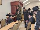 ניחום אבלים ביי כ"ק אדמו"ר מראחמיסטריווקא אוקוויין שליט"א ע"פ אחותו הרבנית מוויזניץ קיימישע ע"ה