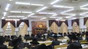 הרב דוד רוקח שליט"א נכד כ"ק אדמו"ר מבעלזא שליט"א אויף שבת קודש אין ישיבת בעלזא חיפה