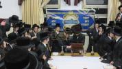הרב דוד רוקח שליט"א נכד כ"ק אדמו"ר מבעלזא שליט"א אויף שבת קודש אין ישיבת בעלזא חיפה