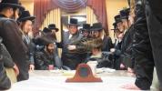 הרב דוד רוקח שליט"א נכד כ"ק אדמו"ר מבעלזא שליט"א אויף שבת קודש אין ישיבת בעלזא חיפה