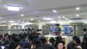 הרב דוד רוקח שליט"א נכד כ"ק אדמו"ר מבעלזא שליט"א אויף שבת קודש אין ישיבת בעלזא חיפה