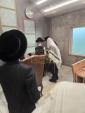 כ"ק אדמו"ר מסאטמאר שליט"א באזוכט אין קאנטרי האללאו נעבן קרית יואל 