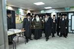 כ"ק אדמו"ר מצאנז שליט"א ביי קבלת קהל בבית מדרשו אין קרית צאנז ירושלים.   