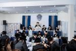 פייערליכע סיום מסכת סוכה אפגעראכטן ברוב פאר והדר דורך די חשוב'ע בחורי חמד פון "ישיבת היכל התלמוד" בראשות הרב יואל ביטמאן שליט"א