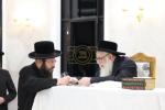 כ"ק אדמו"ר מצאנז שליט"א נעמט אויף קהל חסידיו אין שטאט אלעד
