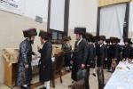 הגה"צ אב"ד צאנז ארה"ב שליט"א אויף א ביקור חיזוק בקרב בני קהילתו לרגל ימים הנוראים הבעלל"ט