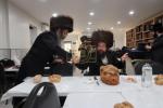 הגה"צ אב"ד צאנז ארה"ב שליט"א אויף א ביקור חיזוק בקרב בני קהילתו לרגל ימים הנוראים הבעלל"ט