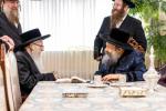 באזוך פון כ"ק אדמו"ר מסערדאהעלי ביי כ"ק אדמו"ר מבאבוב 45 שליט"א 